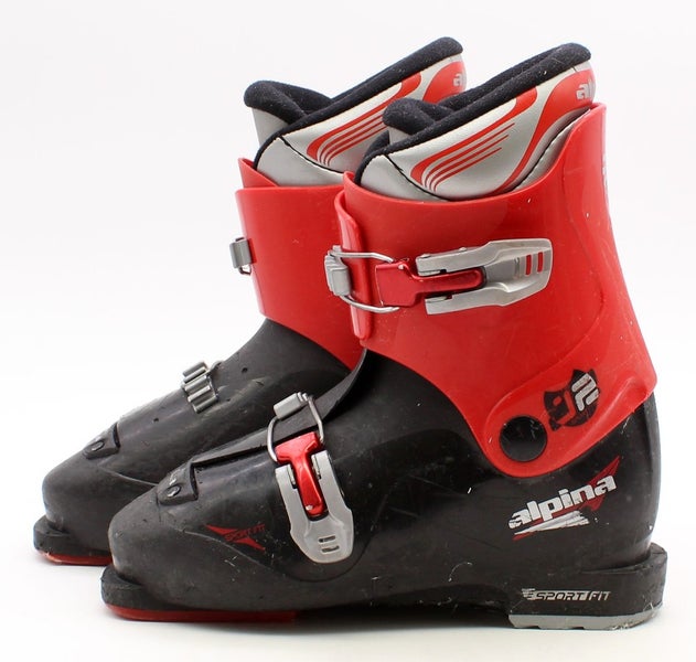Alpina J2 Kids Ski Boots - Size 3.5 / Mondo 21.5 Used