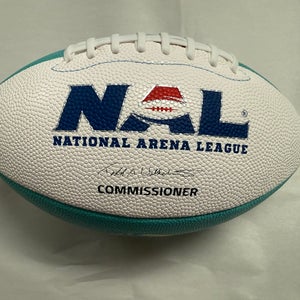 NAL Topeka Tropics Football Teal White Defunct Game Ball