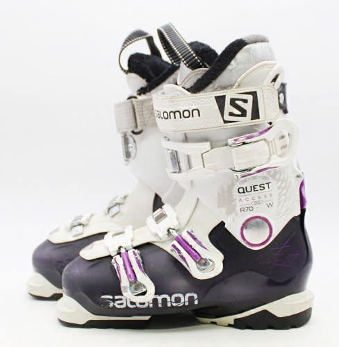 Salomon Quest Access R70 W Womens Ski Boots - Size 6.5 / Mondo 23.5 Used