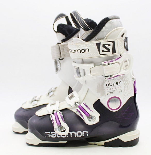 Salomon Quest Access R70 W Womens Ski Boots - Size 6.5 / Mondo 23.5 Used