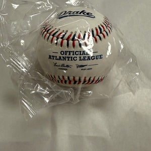ALPB Atlantic League Drake New Official Game Ball Red Blue