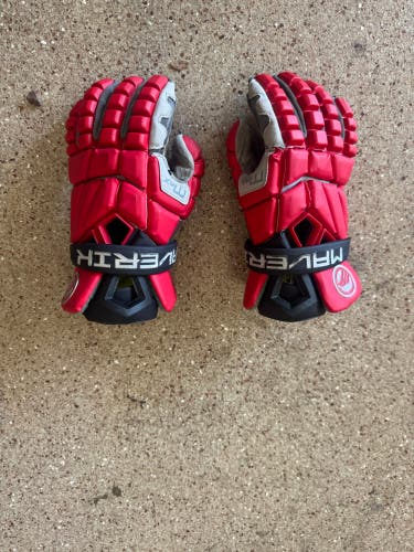 Maverik Lacrosse Carolina Chaos Gloves 12" (Used)