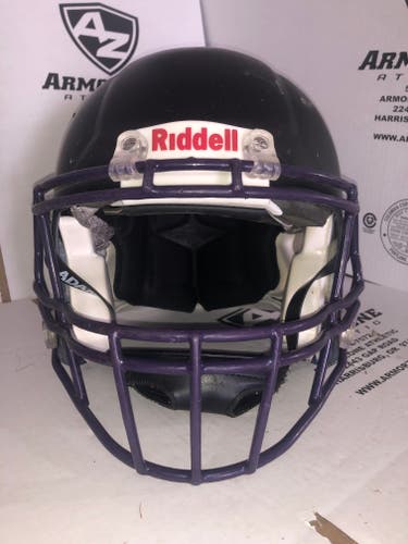 USED RIDDELL SPEED ADULT HELMET - MEDIUM - FLAT BLACK