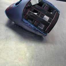 Used Rawlings REV 1X REV30396N BB/SB Glove RH Throw Navy Blue 12 3/4" 11497-S000150465