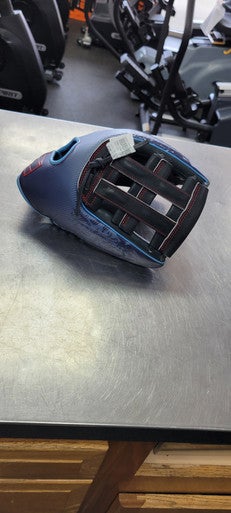 Used Rawlings REV 1X REV30396N BB/SB Glove RH Throw Navy Blue 12 3/4" 11497-S000150465