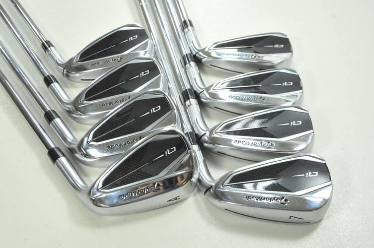 TaylorMade Qi 4-PW,AW Iron Set Regular Flex Right DG MID R300 Steel # 199786