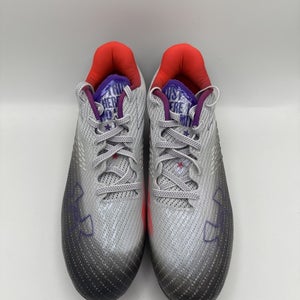 Under Armour Blur Smoke 3025123-100 Women Gray Lacrosse/Football Cleats Size 9