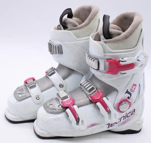 Tecnica JT3 Kids Ski Boots - Size 3.5 / Mondo 21.5 Used
