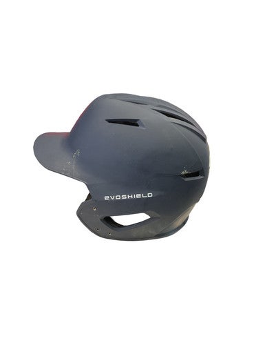 Used Wilson EVOSHIELD Batting Helmet No Mask Navy Blue MD 11859-S000023573