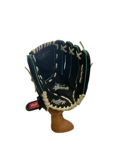 Used Rawlings RH Throw Fastpitch Gloves Black 11 1/2" 11859-S000023565
