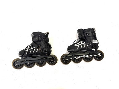 Used BANWEI ADJ 42-44MM  US SZ 9-10.5 Senior Rec Fitness Skates Black Adjustable 11860-C000294539