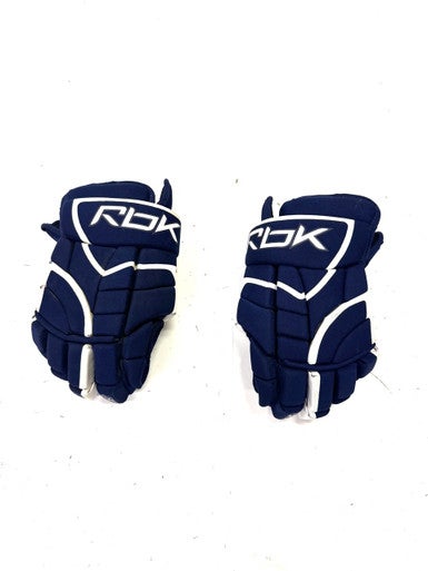 Used Reebok HG3 K Senior Gloves Navy Blue 13" 11860-C000294542