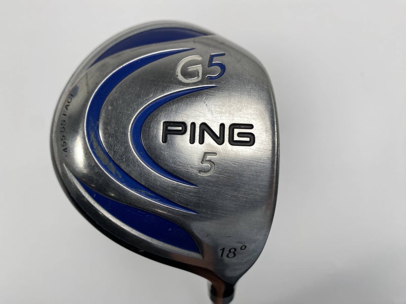 Ping G5 5 Fairway Wood 18* TFC 100 D Soft Regular Senior Graphite Mens RH