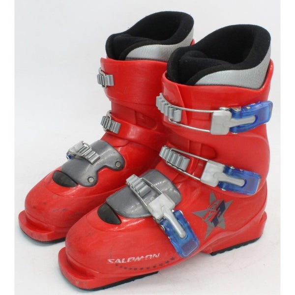 Salomon Performa T3 Junior Ski Boots - Size 6 / Mondo 24 Used