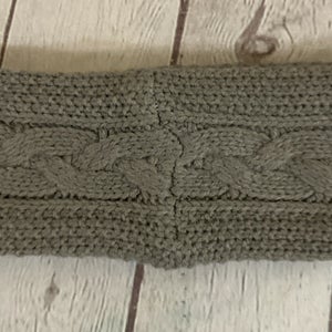 Northeast Outfitters Snug Cozy Cabin Texture Play Headband Ice Taupe One Size