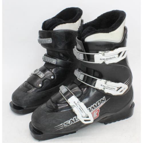 Salomon T3 Junior Ski Boots - Size 6.5 / Mondo 24.5 Used