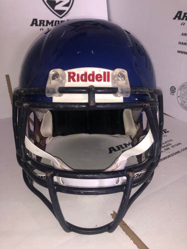 USED RIDDELL SPEED ADULT HELMET - SMALL - ROYAL BLUE METALLIC
