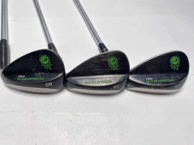 Bombtech Golf  Wedge Set 52* 56* 60* Bombtech Wedge Steel Mens RH