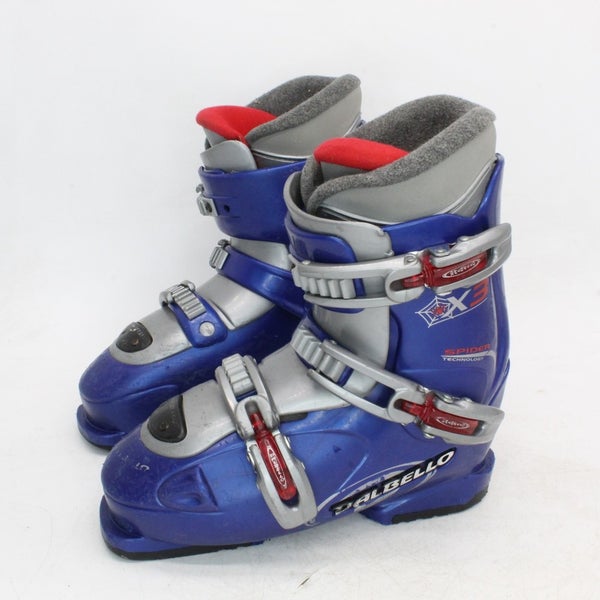 Dalbello X3 Spider Junior Ski Boots - Size 6.5 / Mondo 24.5 Used