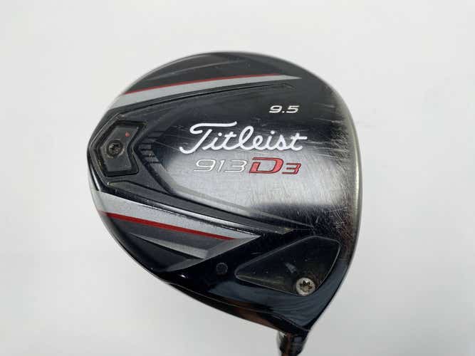 Titleist 913 D3 Driver 9.5* Aldila Tour ATX 3.5 65g Stiff Graphite Mens RH