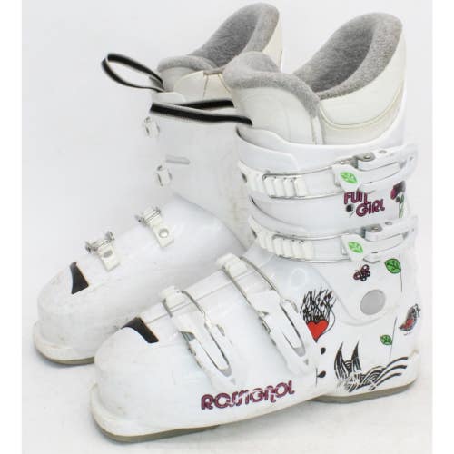 Rossignol Fun Girl Junior Ski Boots - Size 5.5 / Mondo 23.5 Used