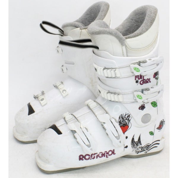 Rossignol Fun Girl Junior Ski Boots - Size 5.5 / Mondo 23.5 Used