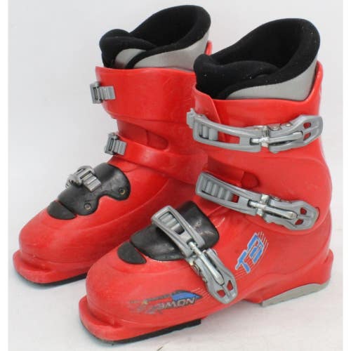 Salomon T3 Junior Ski Boots - Size 5 / Mondo 23 Used