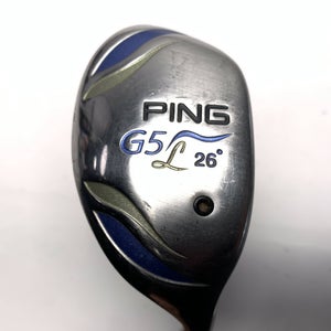 Ping G5 Ladies 5 Hybrid 26* TFC100H Regular Graphite Mens RH