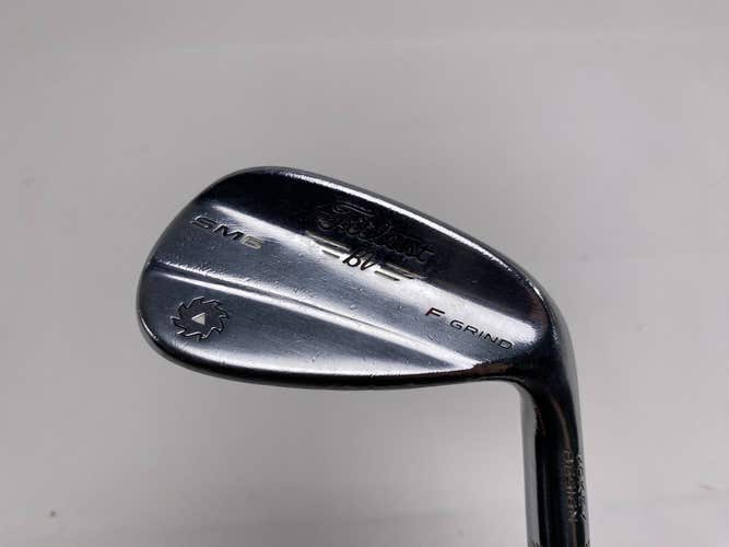 Titleist Vokey SM6 Tour Chrome Gap Wedge GW 50* 12 Bounce F-Grind Wedge Mens RH