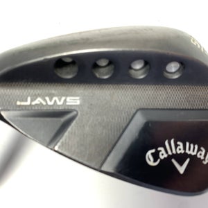 Callaway Jaws Full Toe Raw Black Sand Wedge 56* 12 TT DG Spinner Wedge Mens LH