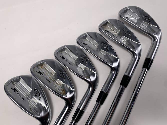 Callaway X Forged 2018 Iron Set 5-PW True Temper XP 95 S300 Stiff Steel Mens RH