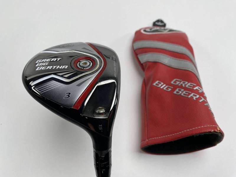 Callaway Great Big Bertha 2015 3 Fairway Wood 15* Rogue 110 MSi 3.3 Stiff  RH HC
