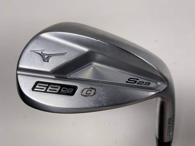 Mizuno S23 Satin Chrome Lob Wedge LW 58* 8 C-Grind KBS Hi-Rev 2.0 115g Mens RH