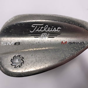 Titleist Vokey SM6 Tour Chrome Lob Wedge LW 58* 8 M-Grind TT DG S300 Stiff RH