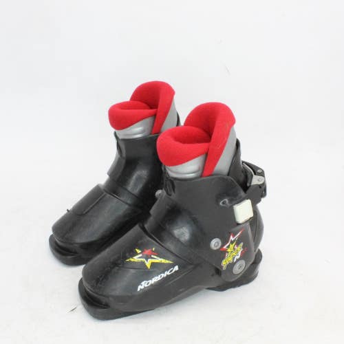 Nordica Super 0.1 Kids Ski Boots - Size 11.5 / Mondo 17.5 Used