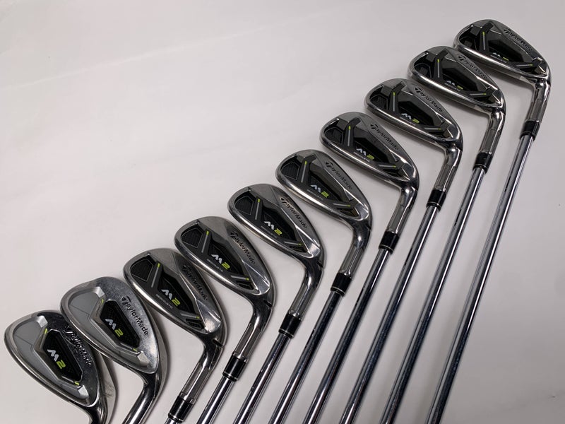 TaylorMade M2 2016 Iron Set 4-PW+AW+SW+LW REAX Regular Steel Mens RH