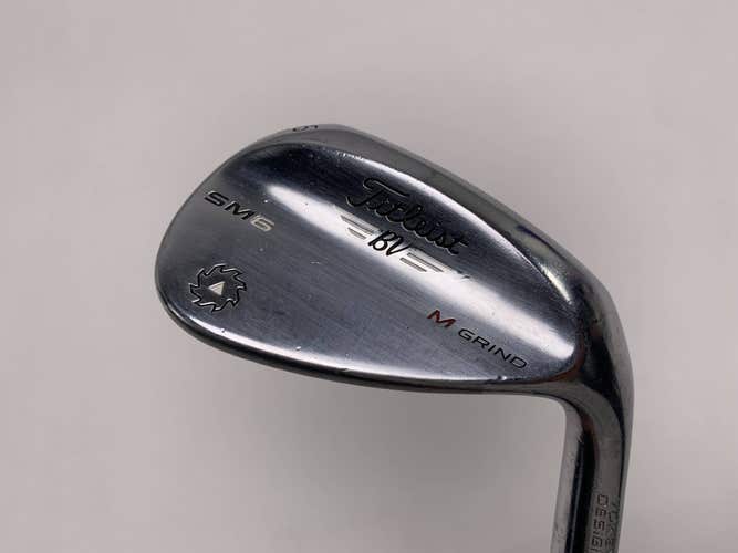 Titleist Vokey SM6 Tour Chrome Sand Wedge SW 56* 8 Bounce Wedge Steel Mens RH