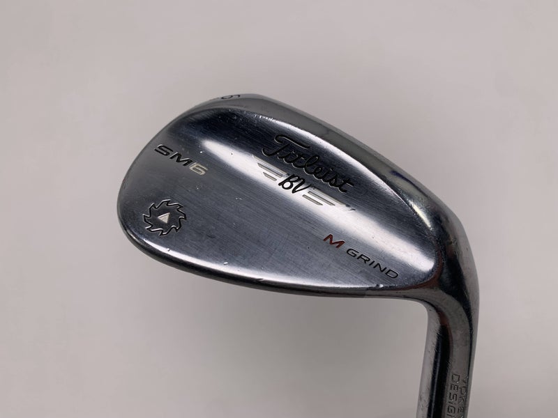 Titleist Vokey SM6 Tour Chrome Sand Wedge SW 56* 8 Bounce Wedge Steel Mens RH
