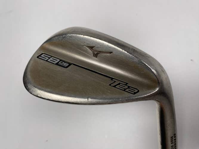 Mizuno T22 Raw Lob Wedge LW 58* 8 Bounce NS Pro Modus 3 125g Stiff Steel Mens RH