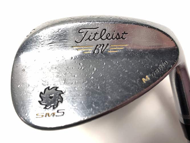 Titleist Vokey SM5 Tour Chrome Sand Wedge SW 56* 10 M-Grind Wedge Steel Mens RH