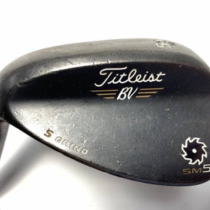 Titleist Vokey SM5 Raw Black Sand Wedge SW 56* 10 S-Grind Wedge Steel Mens RH