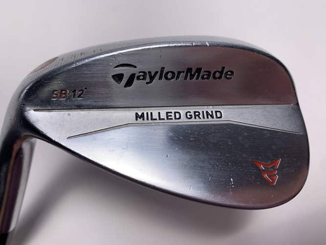 TaylorMade Milled Grind Satin Chrome Sand Wedge SW 56* 12 Bounce TT DG Mens LH