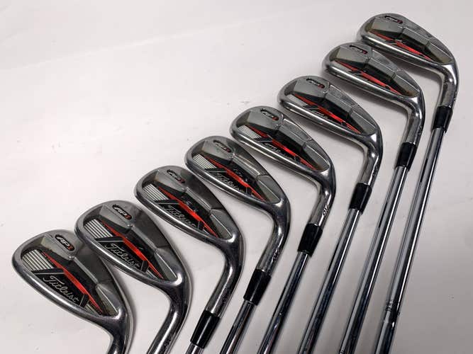 Titleist 710 AP1 Iron Set 4-PW+AW Dynamic Gold X100 Extra Stiff Steel Mens RH