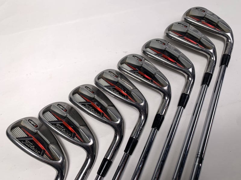 Titleist 710 AP1 Iron Set 4-PW+AW Dynamic Gold X100 Extra Stiff Steel Mens RH
