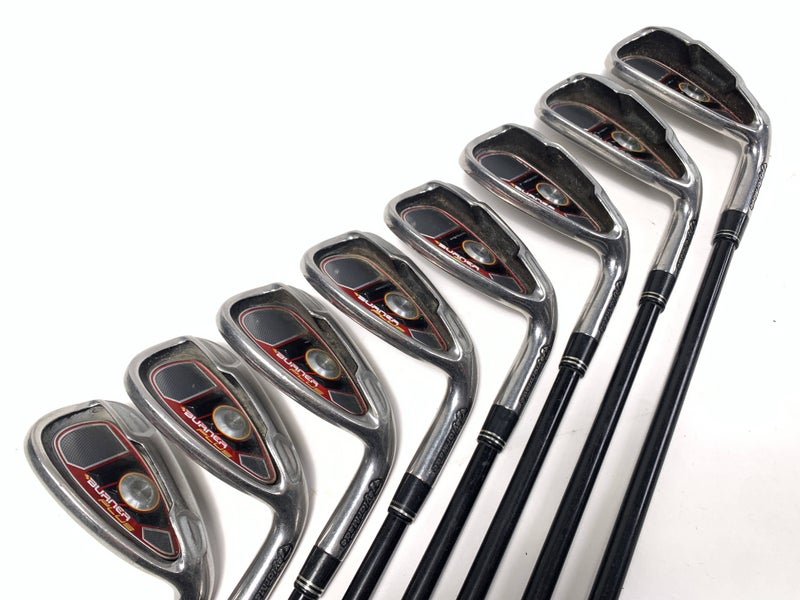 TaylorMade Burner Plus Iron Set 6-PW+AW+SW+LW REAX SuperFast Senior Graphite RH