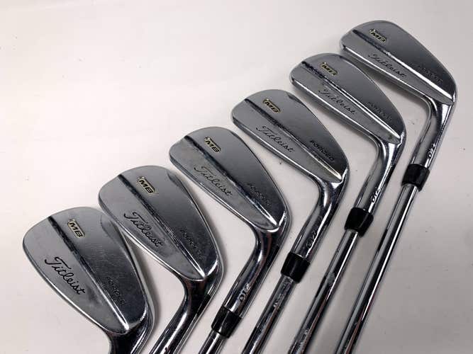 Titleist 710 MB Iron Set 4-9 Project X 95 Flighted 6.5 Extra Stiff Steel Mens RH