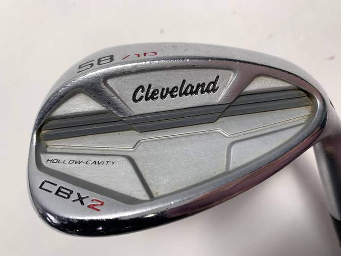 Cleveland CBX 2 Lob Wedge LW 58* 10 Fujikura Vista Pro 50g Regular Mens RH