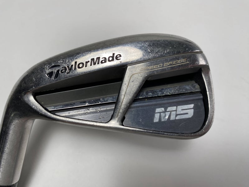 TaylorMade M5 Single 7 Iron Fitter 1* Up Fujikura Atmos Regular Graphite Mens LH