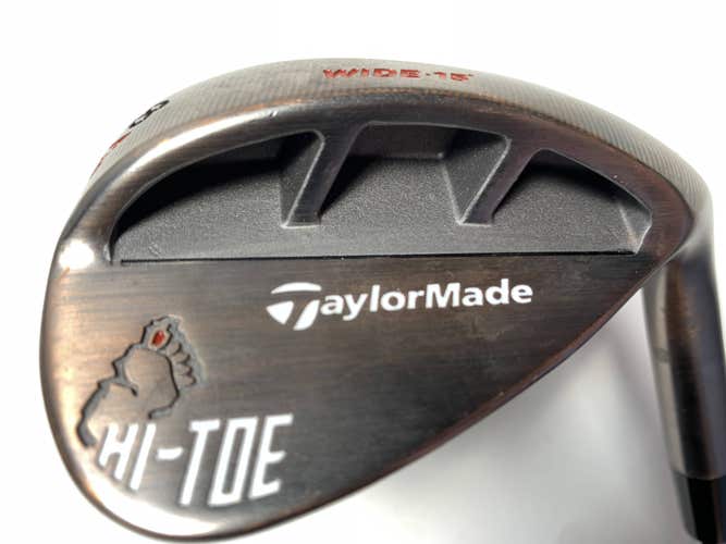 TaylorMade HI-TOE RAW Big Foot Wedge 58* KBS Hi-Rev 2.0 Wedge Steel Mens RH