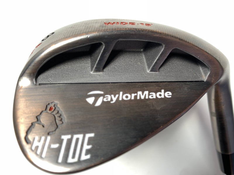 TaylorMade HI-TOE RAW Big Foot Wedge 58* KBS Hi-Rev 2.0 Wedge Steel Mens RH